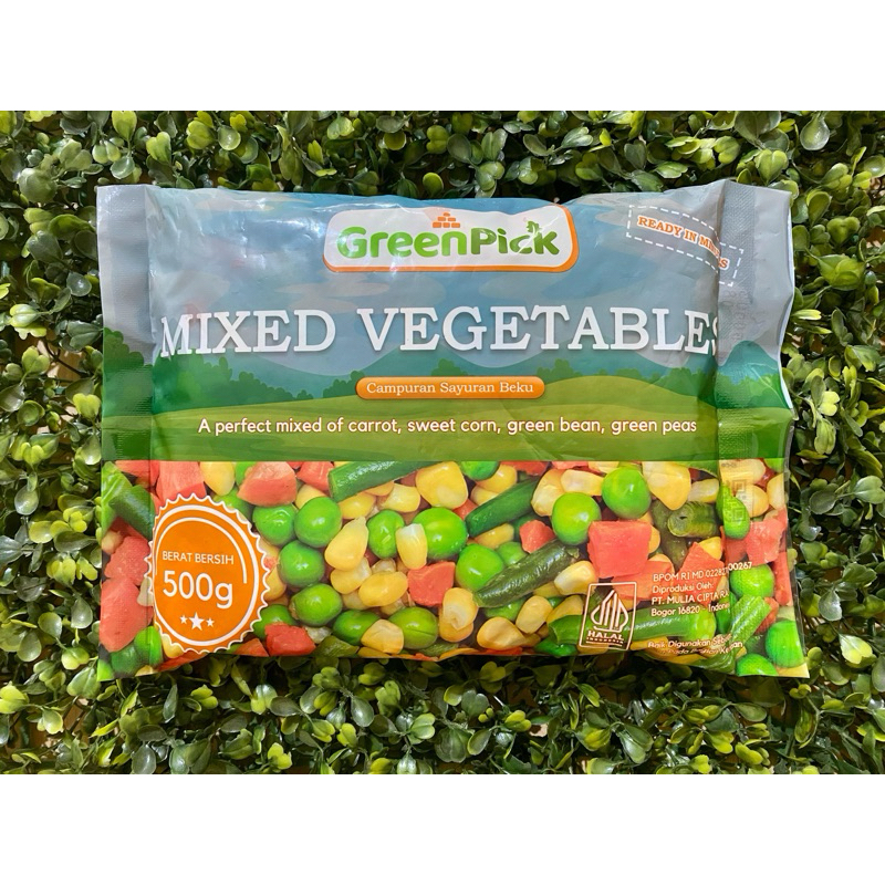 

Greenpick Vegetables mix 500gr/ mixed vegetable/ sayuran