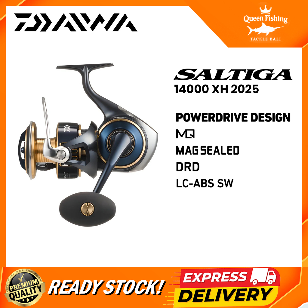 REEL DAIWA SALTIGA (G) 8000H/ 8000P/ 10000H/ 14000XH 2025