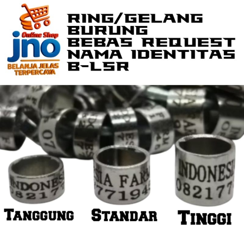 RING BURUNG BAJA LASER MERPATI NURI