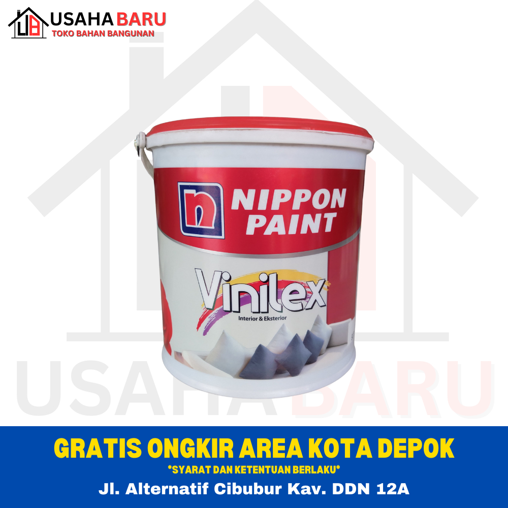 Nippon Paint Vinilex 5 kg - Cat Tembok Interior Dan Eksterior