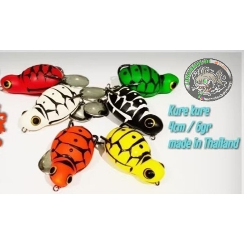 Lure umpan SAWA-D frog kure kure soft frog kura kura asli made in thailand
