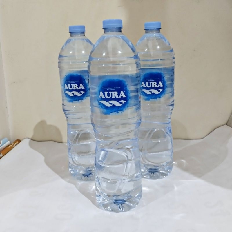 

[HANYA INSTANT] AIR MINERAL AURA 1500ml HARGA /PER 1 BOTOL (1 DUS ISI 12 BOTOL)