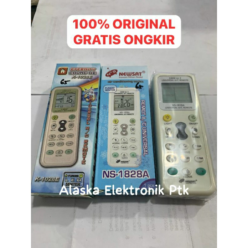 Remote AC Universal, Sharp, Panasonic, Gree/ Remot Ac Universal Panasonic Sharp Gree