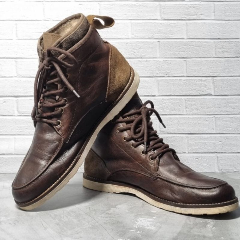 Sepatu Boots Maximo Model Moc Toe Kulas