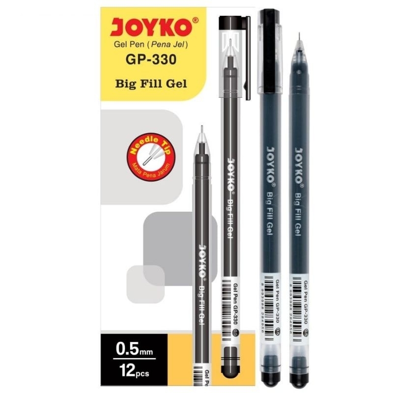 

Pulpen Gel Joyko GP-330 – Tinta Halus & Warna Tajam 1 Box 12pcs