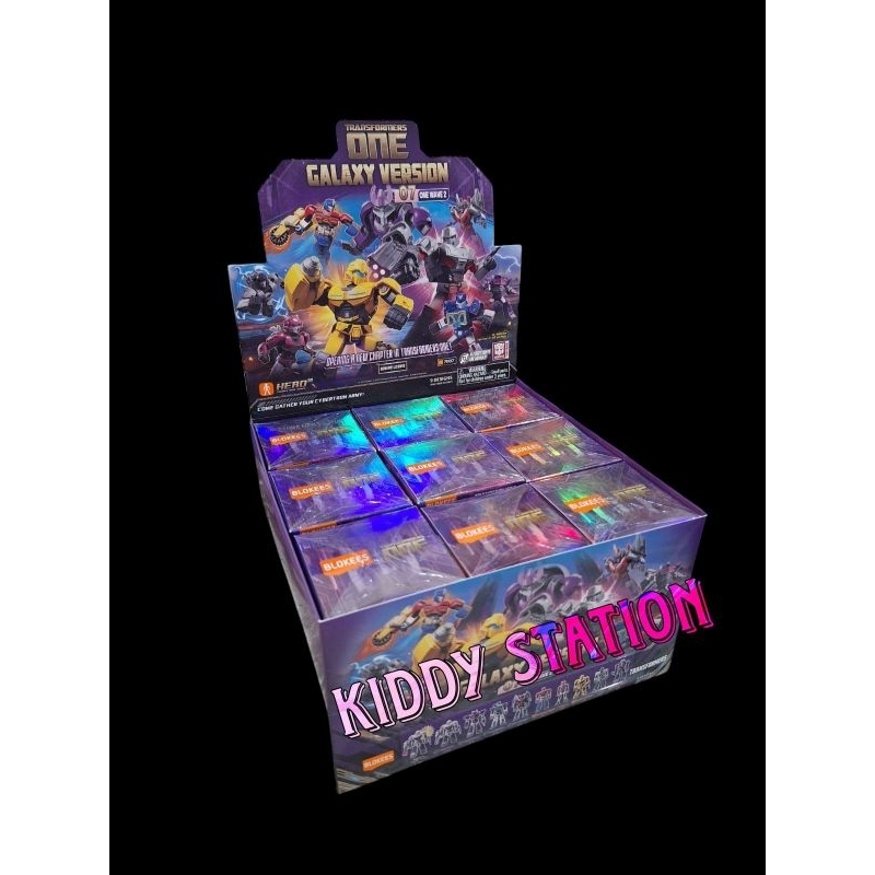 Blokees Transformers One Galaxy Version 07 One Wave 2 NEW BLINDBOX 1 KOTAK ISI 9 PCS SEGELAN Karakte