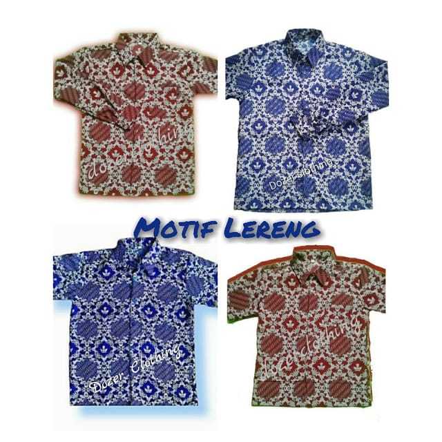 Baju Seragam Batik Sekolah SD- Seragam Sekolah Anak