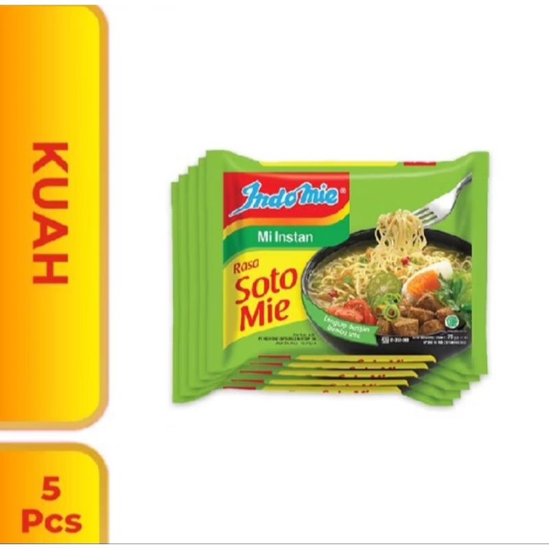 

5 Pcs - Indomie Kuah Soto Mie