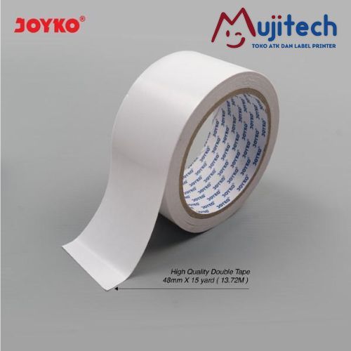 

DOUBLE TAPE 48MM JOYKO ISOLASI DUA SISI 15 YARD