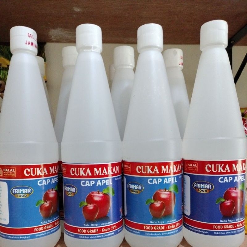 

Cuka makan Cap apel 600ml/150ml