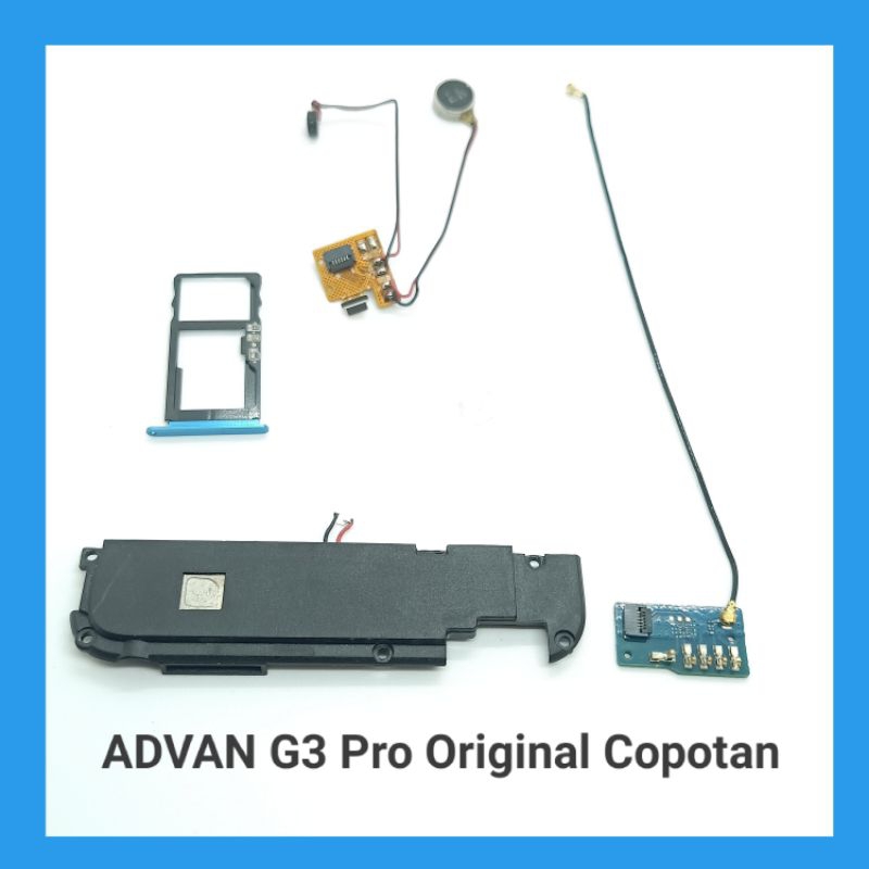 Sparepart Advan G3 Pro 2020 Buzzer Loudspeaker papan antena siyal mic Simtray Flexi lcd fulset kaca 