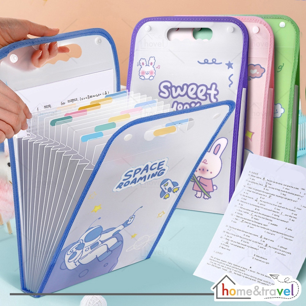 

HOVELSHOP Tas Map File Sekat Tempat Penyimpanan Kertas Folder Dokumen Kerja Sekolah Serbaguna
