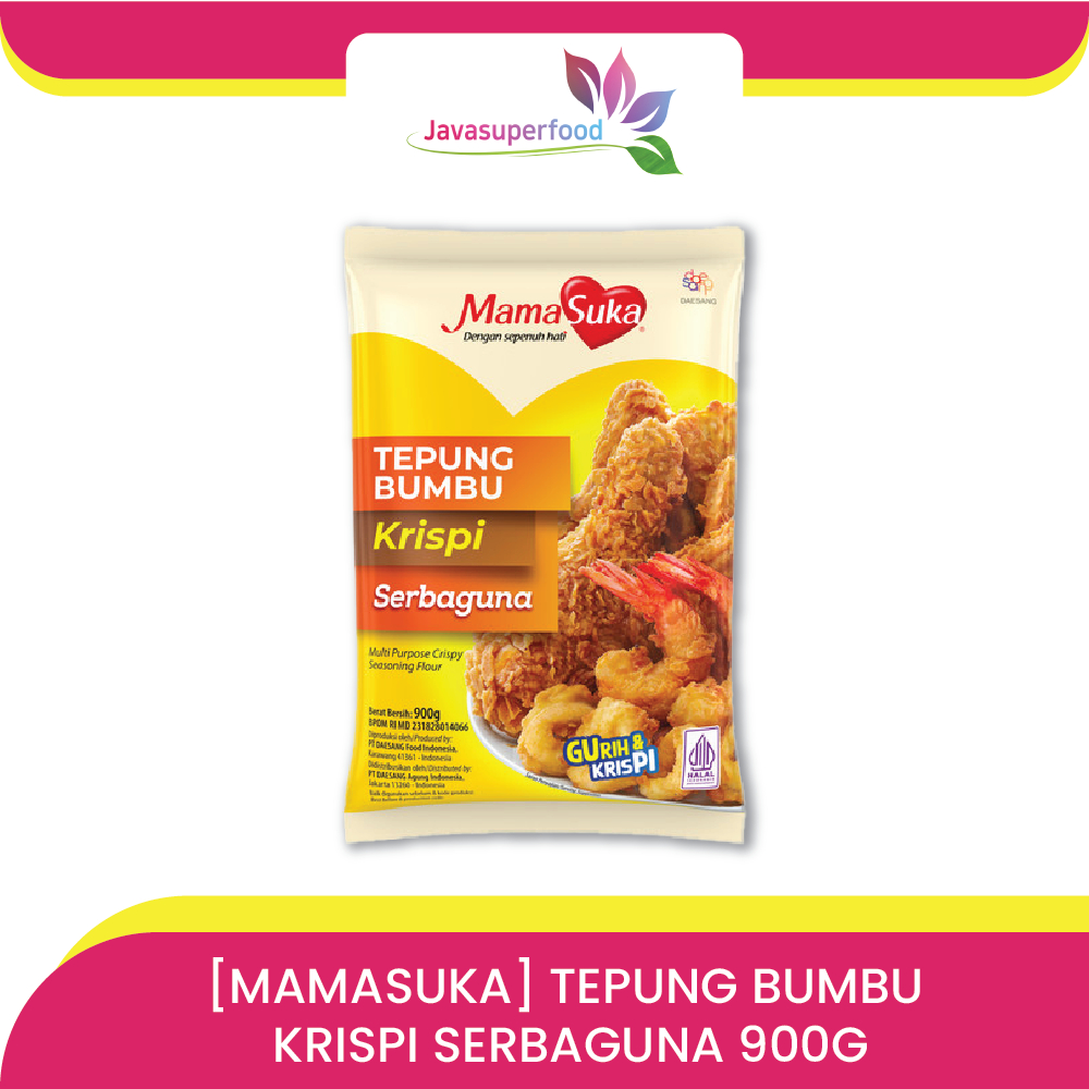 

[MamaSuka] Tepung Bumbu Krispi Serbaguna 900G / Multi Purpose Crispy Seasoning Flour 900G