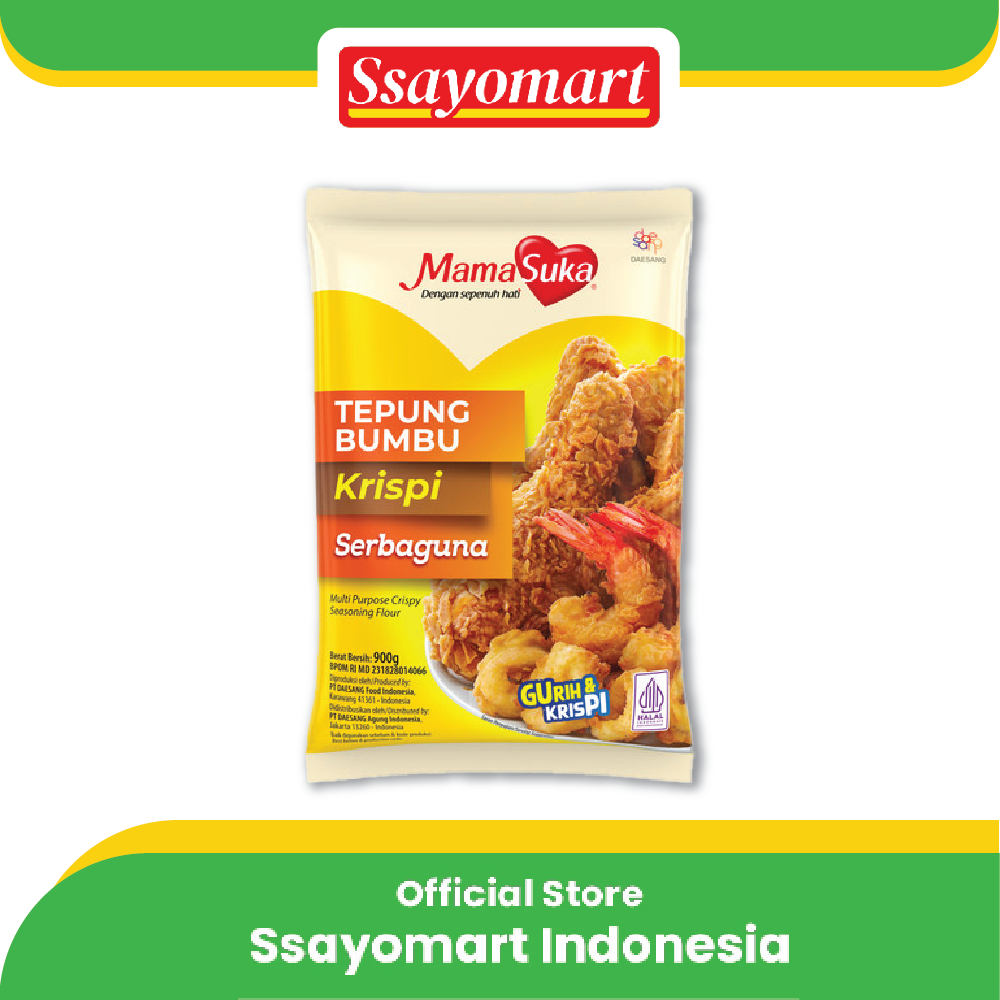 

[MamaSuka] Tepung Bumbu Krispi Serbaguna 900G / Multi Purpose Crispy Seasoning Flour 900G