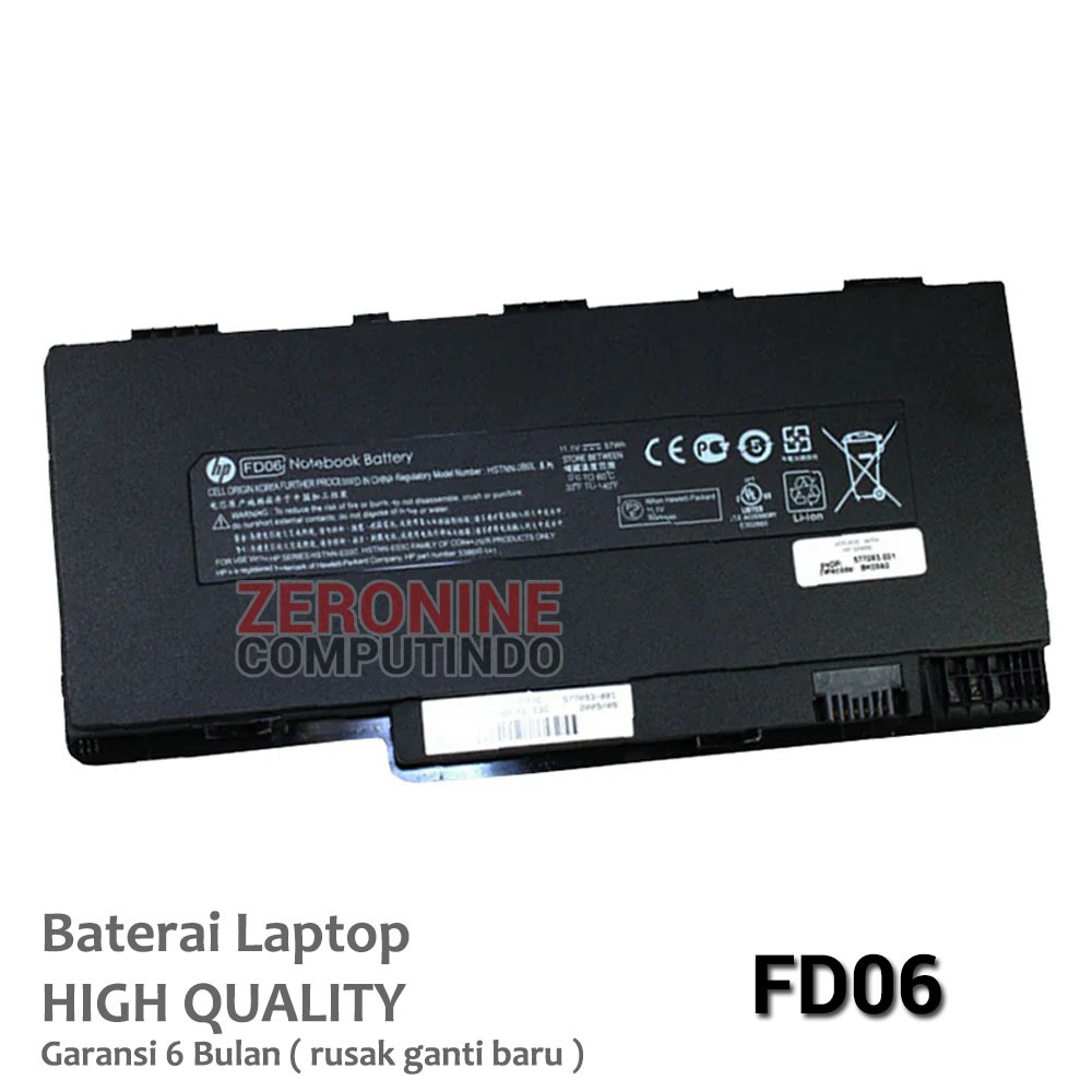 Baterai Battery FD06 For Laptop HP Pavilion DM3 DM3A Series HSTNN-E02C