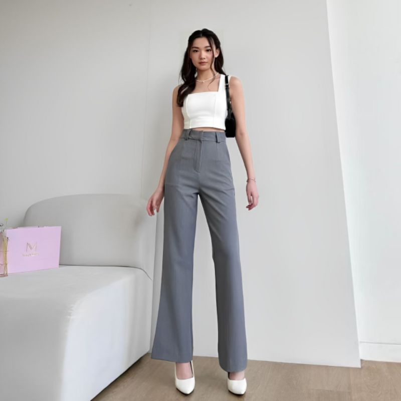Gigi pants - Celana cutbray - Gigi cutbray pants highwaist - Cutbray highwaist pants