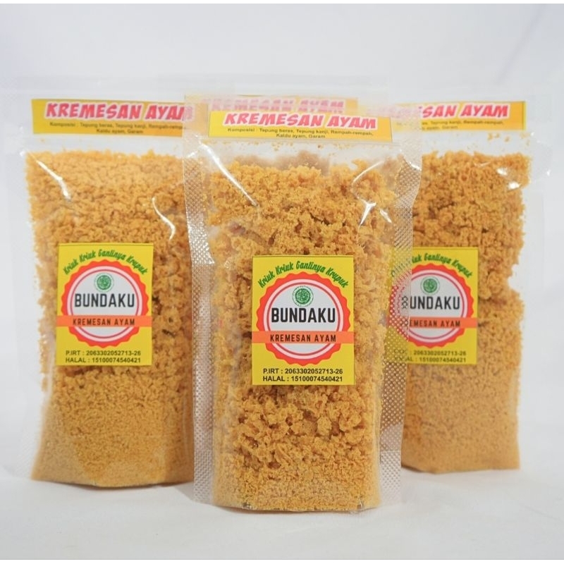 

Bundaku kremesan ayam isi 3 pouch