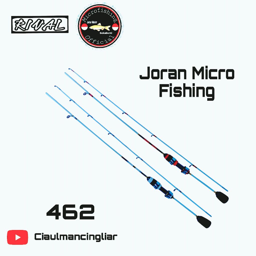 Joran Wader Spinning Optik 462 ( ring full kramik )