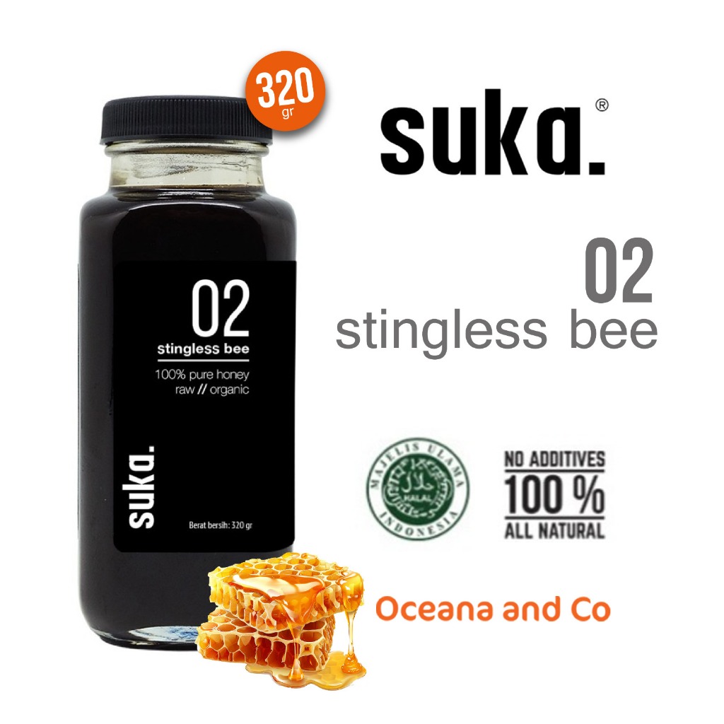 

Suka - Stingless Bee Honey / Madu Lebah Stingless Trigona Asli (320gr)