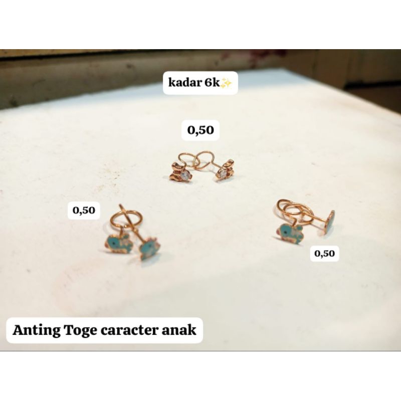 ANTING EMAS ANAK KARAKTER