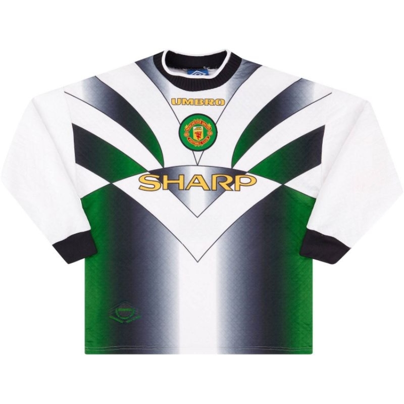 Jersey Bola Kiper MU Retro 1997 Away Full Printing