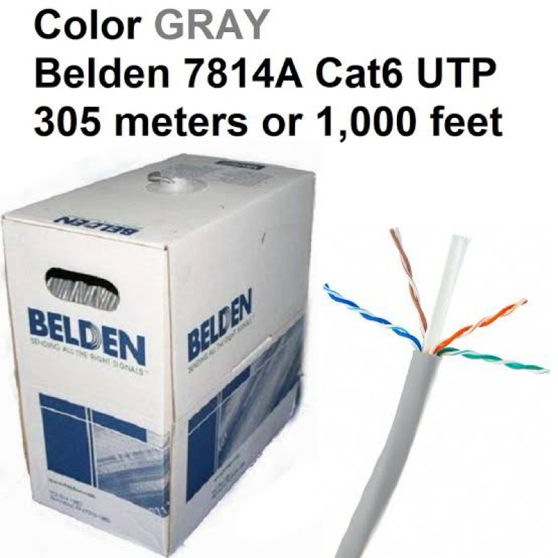 Kabel Belden Cat 6 UTP Gray 305 Meter