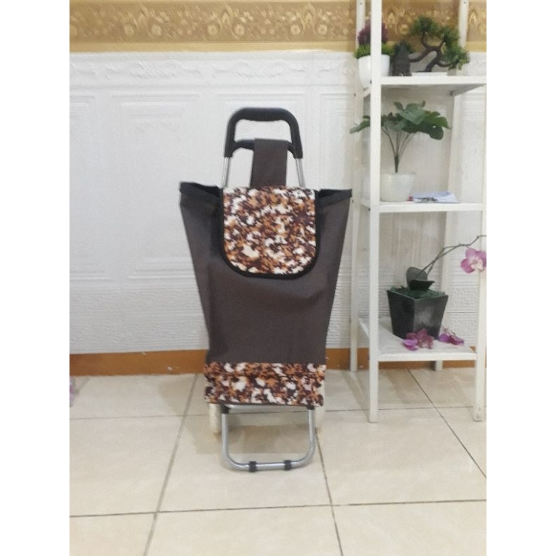 Troli Belanja Keranjang ke pasar Troli Barang Kantong Belanja Shopping Trolley Troly
