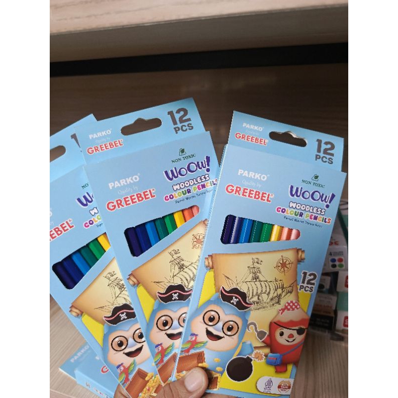 

Pensil warna greebel parko set 12 panjang