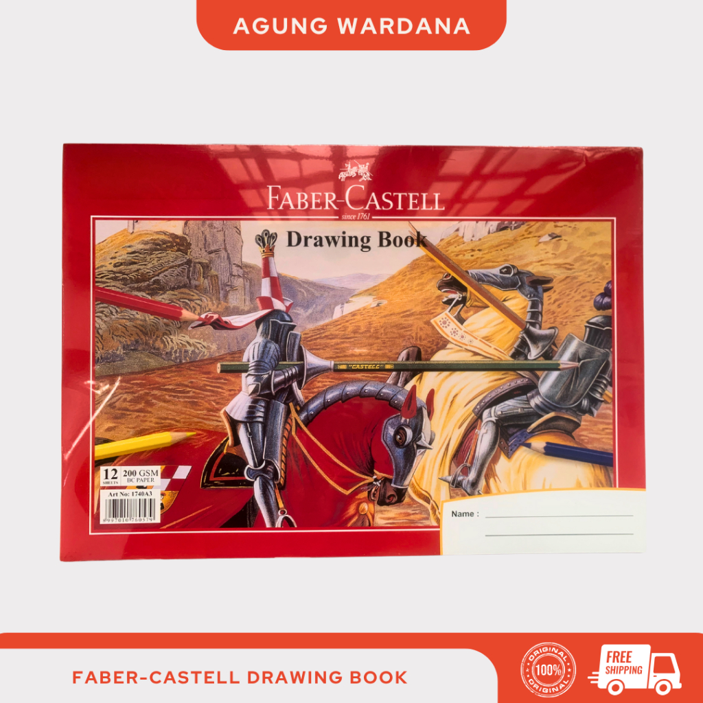 

FABER-CASTELL BUKU GAMBAR A3 ISI 12 LEMBAR