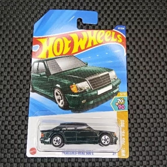 HOT WHEELS MERCEDES BENZ 500 E HIJAU GELAP HW 70S VS 90S