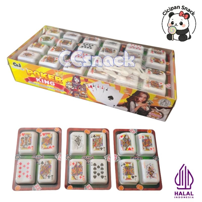 

RK60 C&J COKELAT POKER KING BOX ISI 30