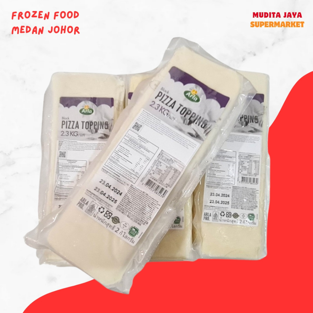 

Keju Mozarella merk Arla blok 2.3kg