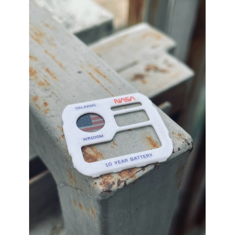 NASA Custom Faceplate Casio Royale AE-1200 or SKMEI 1335