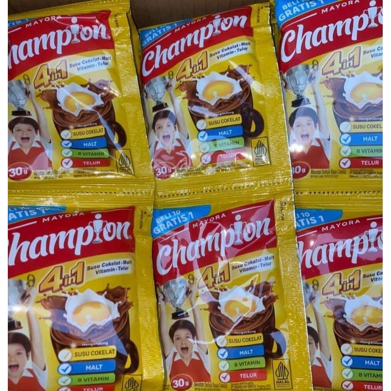 

Champion susu coklat malt (1sachet)