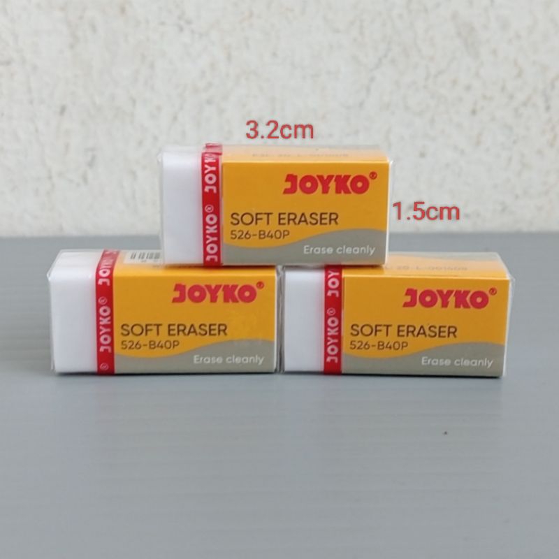 

PENGHAPUS PENSIL JOYKO 526-B40 HITAM DAN PUTIH ( 1PCS )