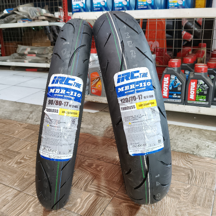 BAN SOFT COMPOUND RING 17 IRC MBR 90/80 & 120/70 TUBELESS CBR MX