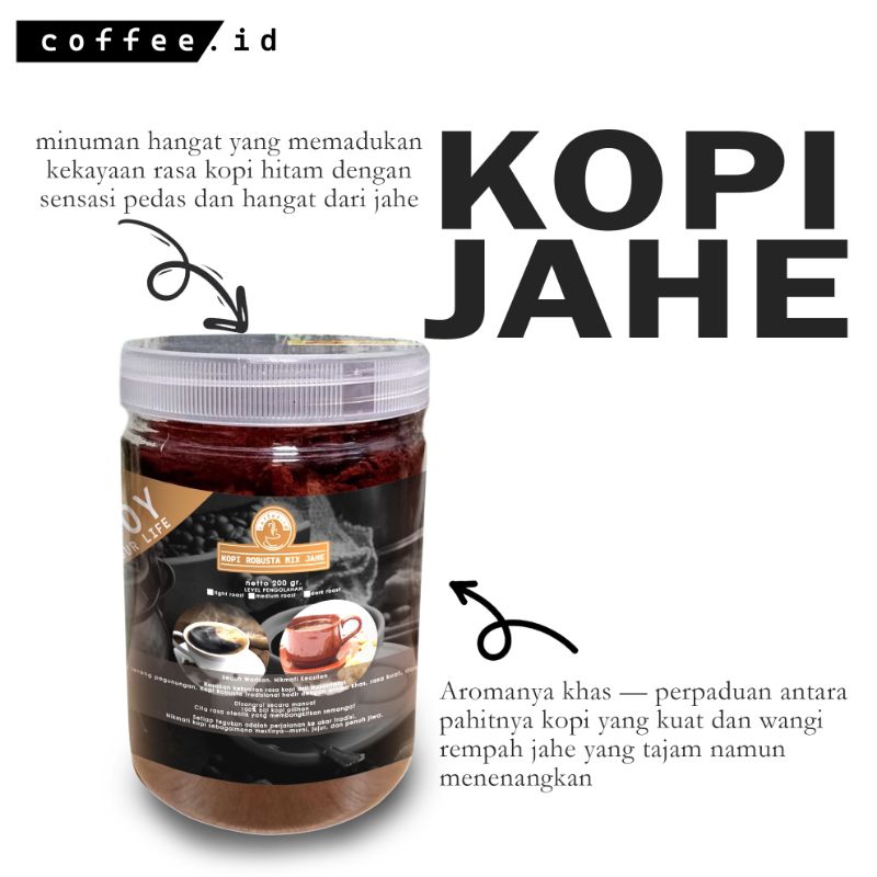 

coffee.id | BUBUK KOPI MIX JAHE netto 200gr
