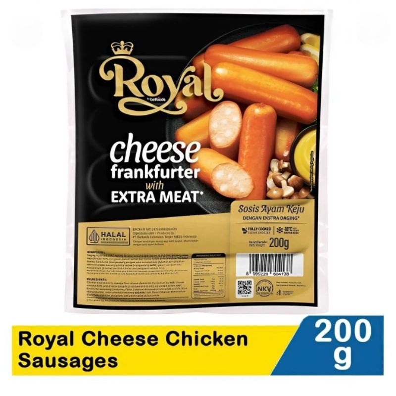 

Belfoods Royal Cheese Chicken Sausage 200G