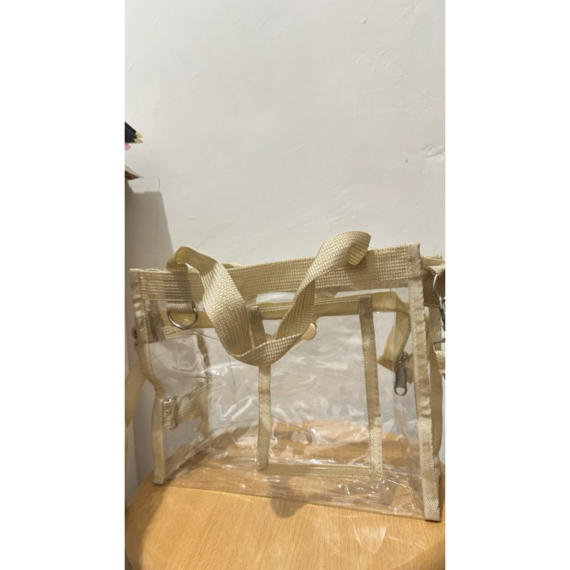 preloved tas pvc konser transparant