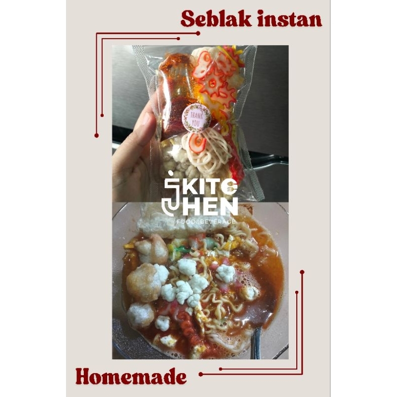 

Seblak instan (mentah) homemade bumbu asli rempah harum dan sedap
