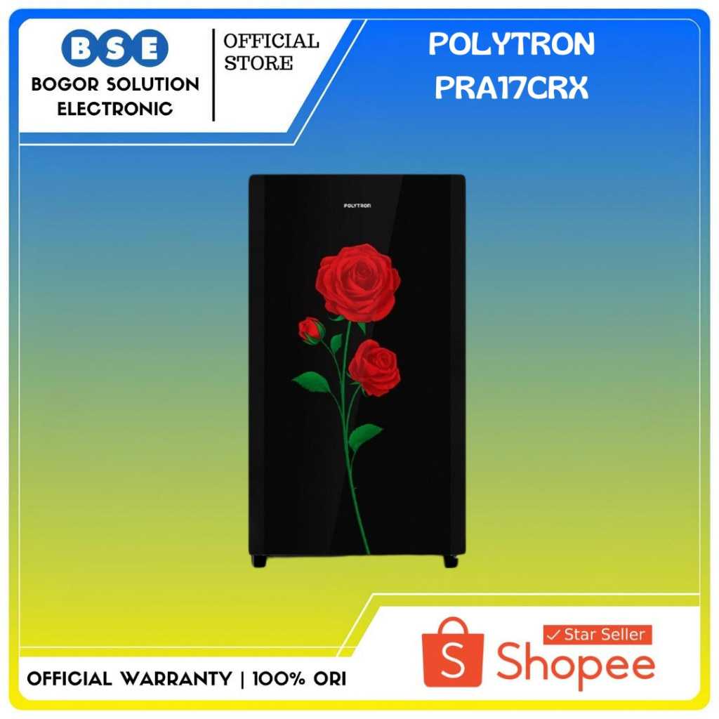 Kulkas 1 Pintu Belleza Varia Polytron 170 Liter Kulkas Polytron PRA-17CRX
