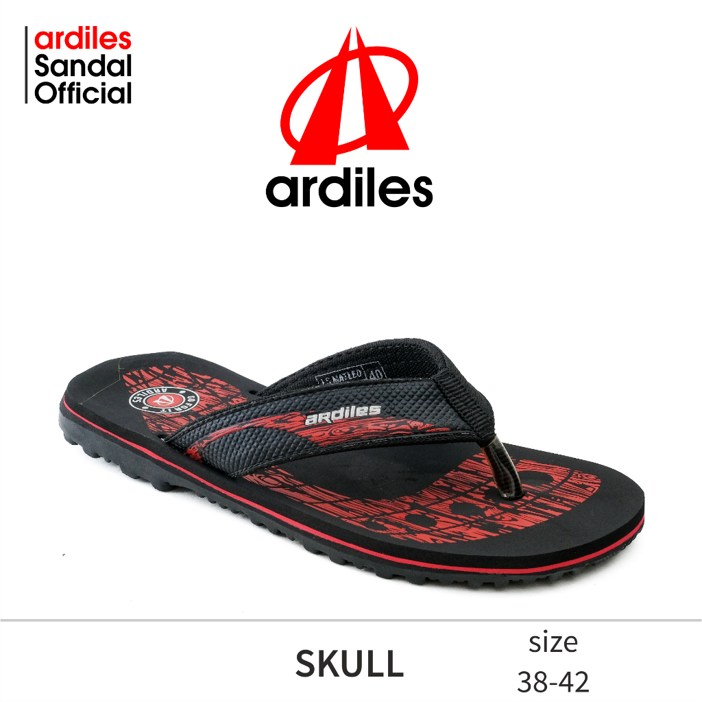 ARDILES SANDAL SENDAL JAPIT JEPIT SPON EVA PRIA LAKI LAKI DEWASA REMAJA KEKINIAN SKULL