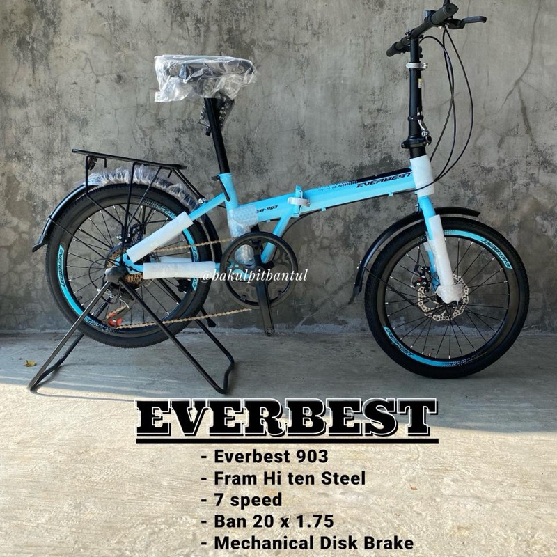Sepeda Lipat Everbest EB 903 ring 20 | Sepeda Lipat Ukuran 20 Everbest EB 903