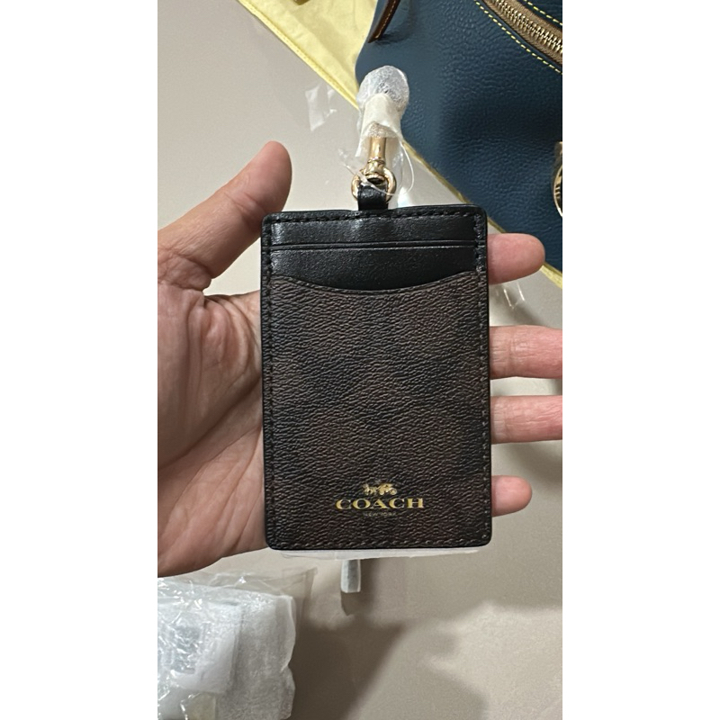 

Coc lanyard signature brown black
