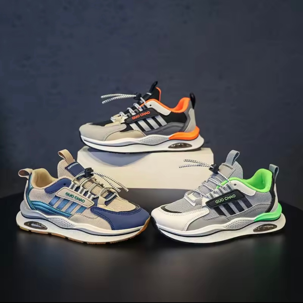 SEPATU SNEAKER CASUAL FASHION ANAK LAKI LAKI PEREMPUAN GUO CHAO