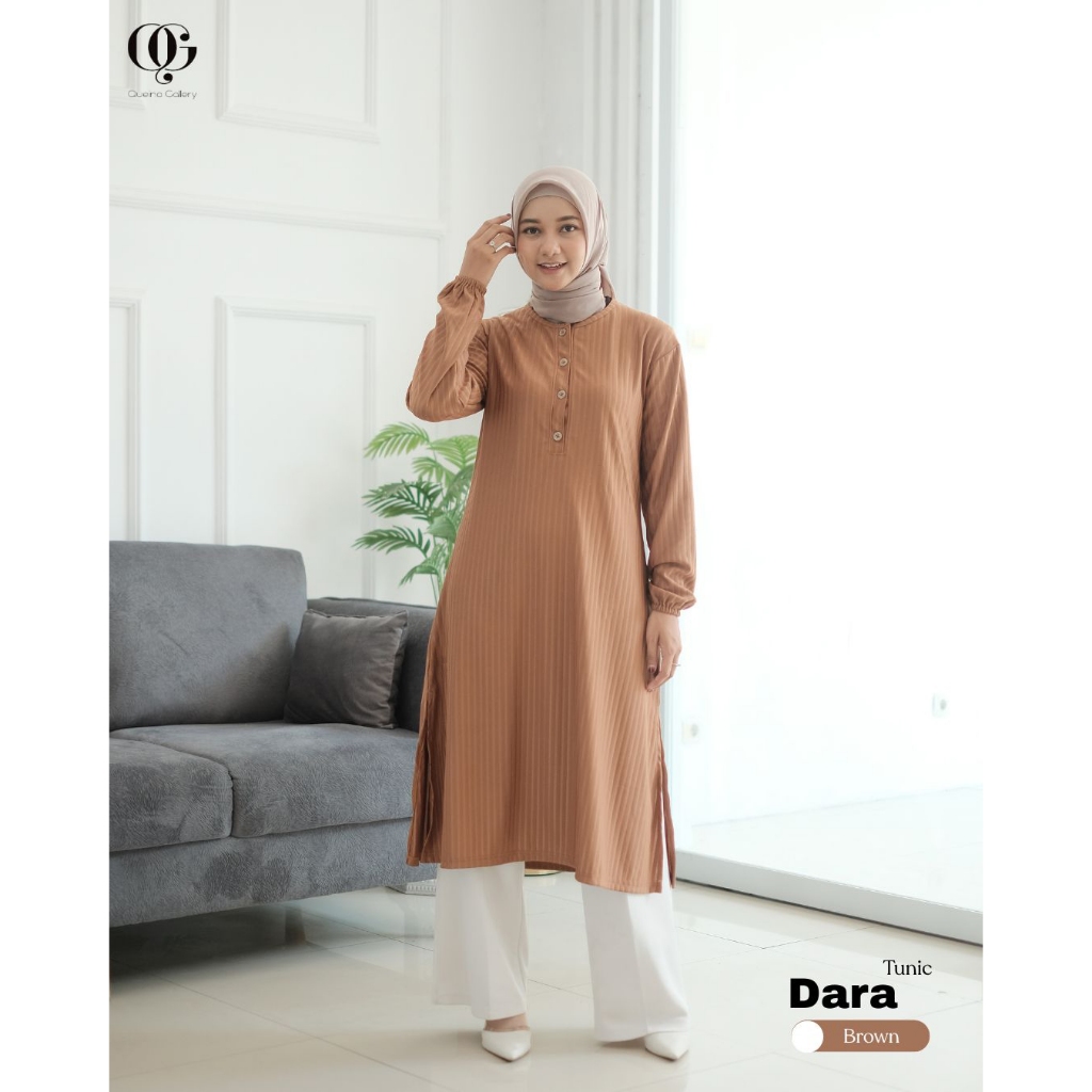 Dara Tunic || Tunic Polos Simple Knit Busui Friendly