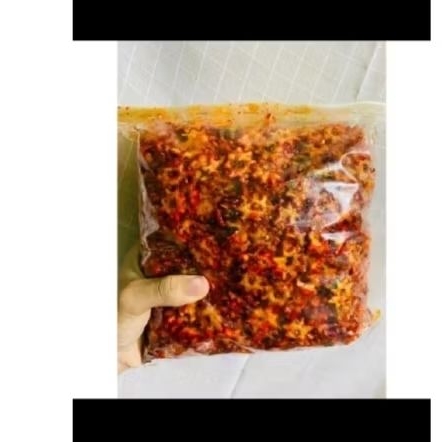 

seblak kering kerupuk bintang pedas daun jeruk