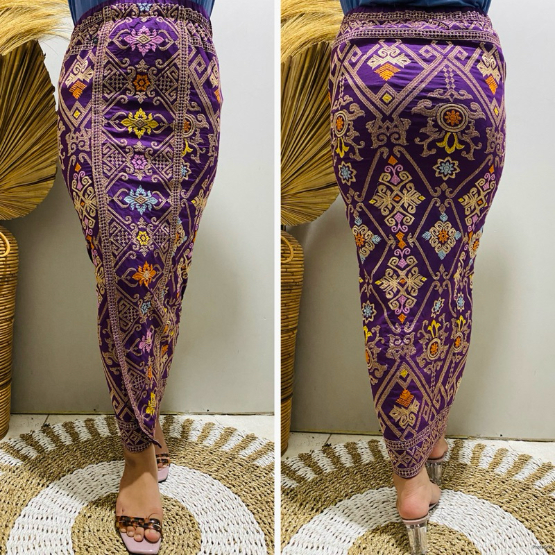 Kamen Jadi Bordir Motif Cempaka by Creative Solution