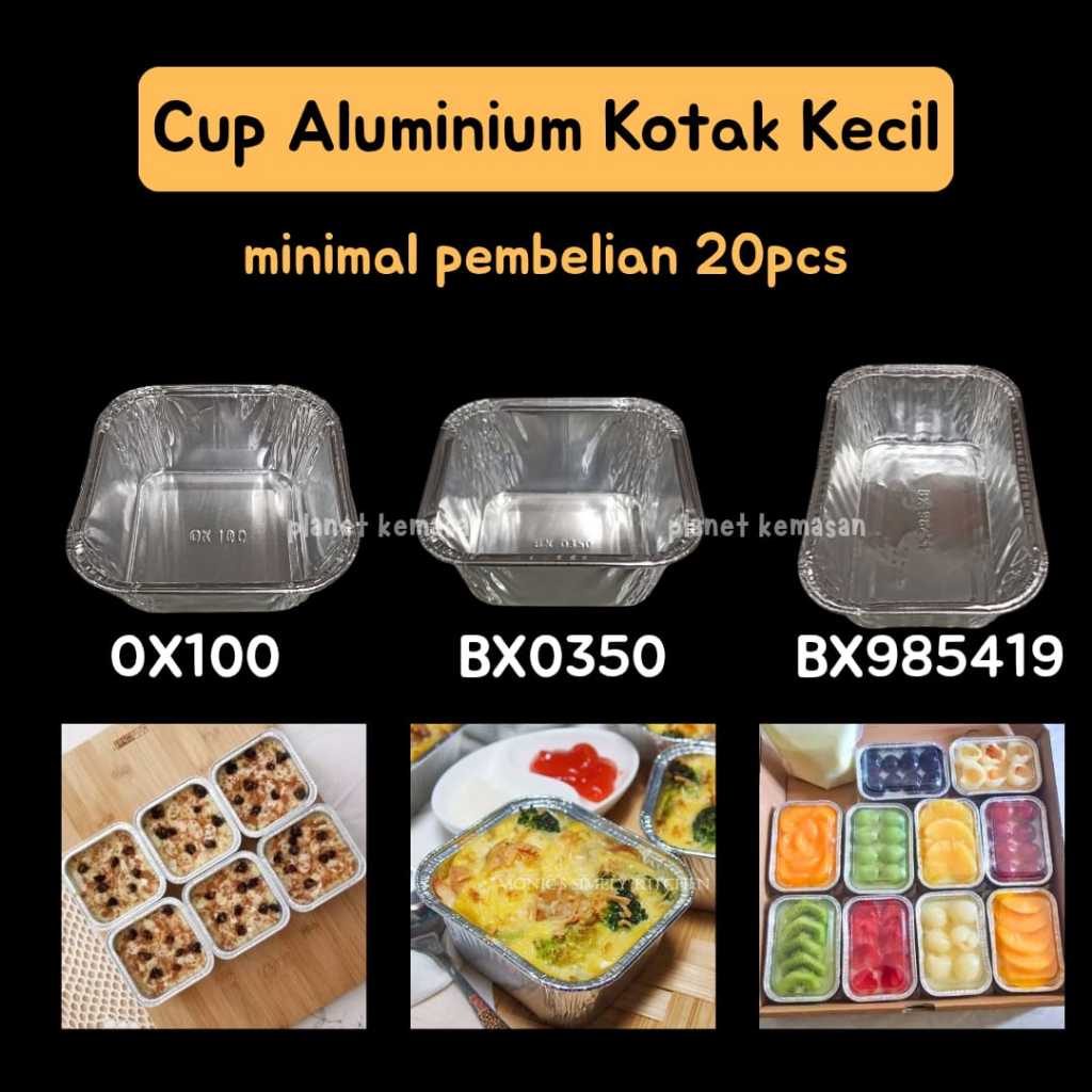 CUP ALUMUNIUM FOIL BX0350 CUP ALU BX340 ALUMUNIUM CUP FOIL BX984519 CUP ALUMUNIUM FOIL OX100 CUP ALU