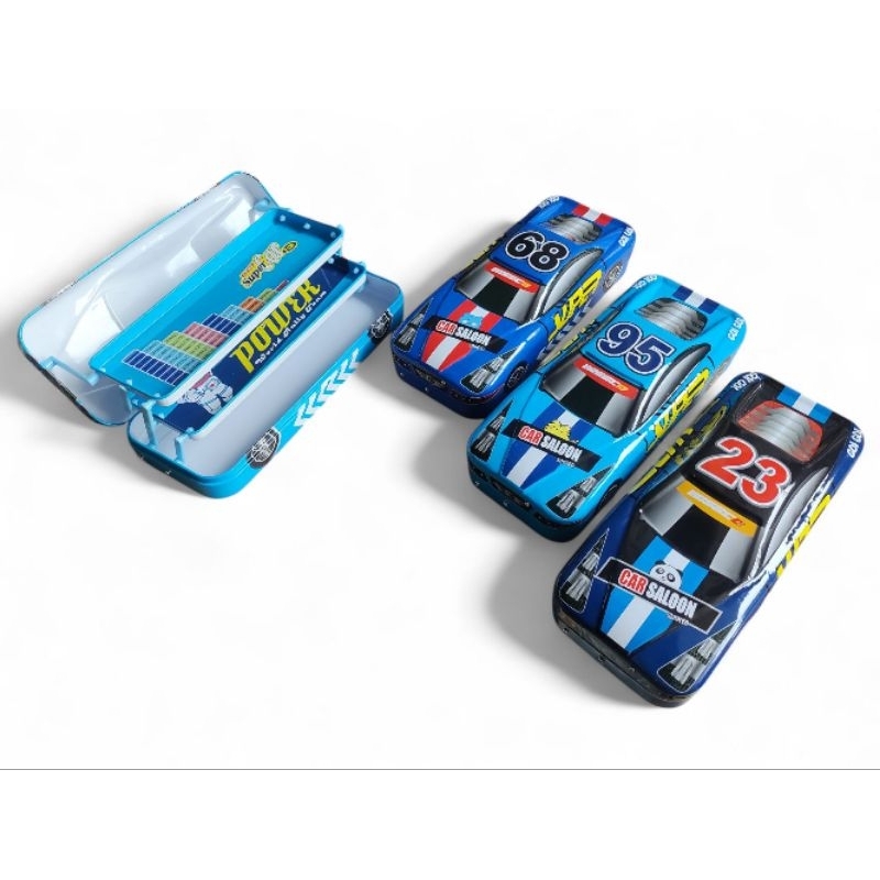 

Kotak/tempat/tepak pensil mobil kaleng susun 3 ZL 1311